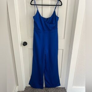 Express royal blue jumpsuit
